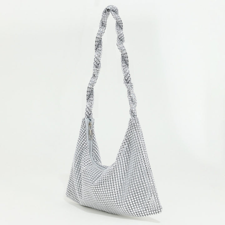 Glänzende Strass-Handtasche