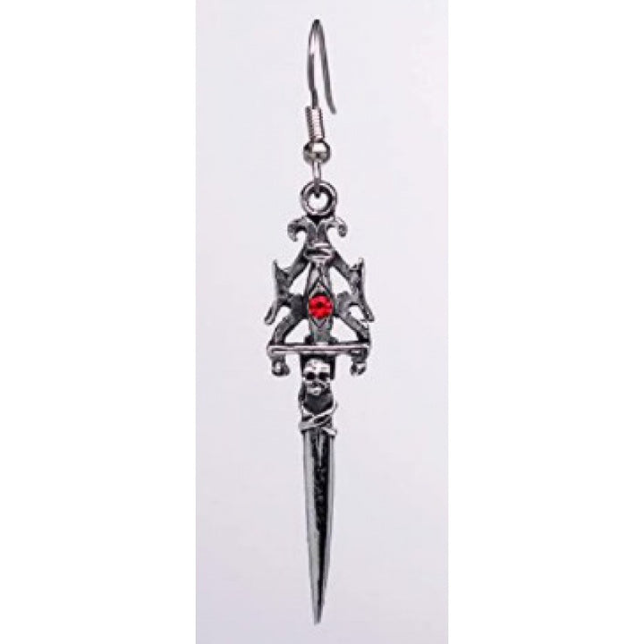Gothic Statet Skull Ohrringe Karnz