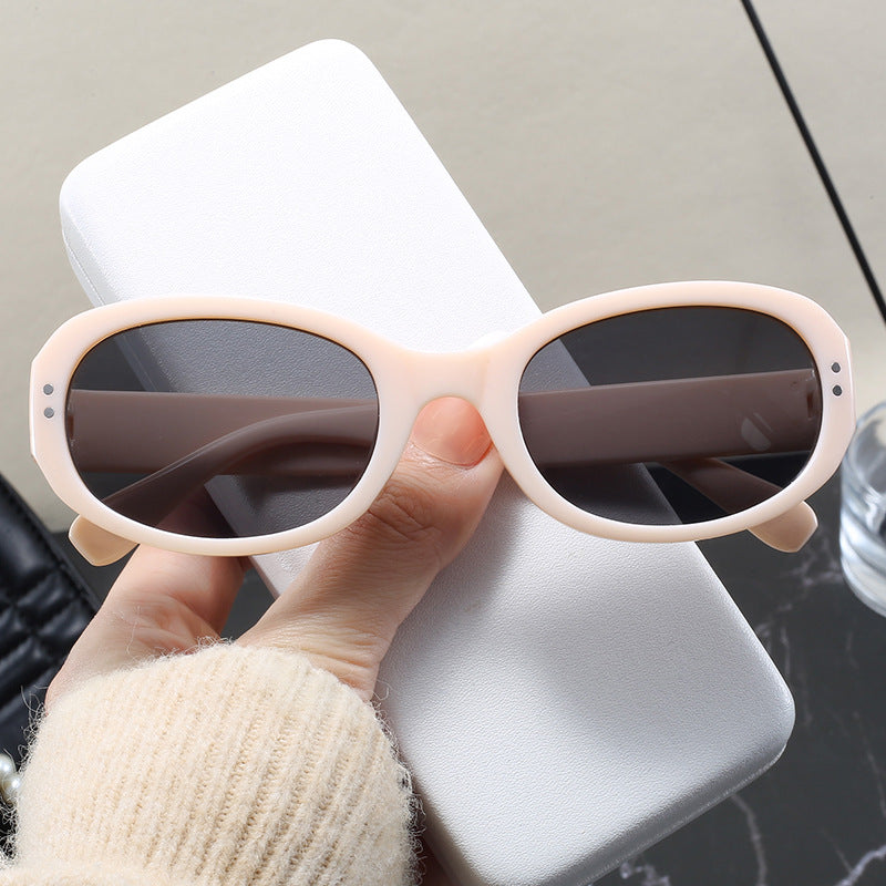 Damen elegante Oversized-Sonnenbrille mit schützendem UV-Schutz Karnz