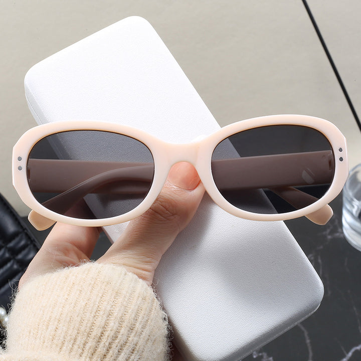 Damen elegante Oversized-Sonnenbrille mit schützendem UV-Schutz Karnz