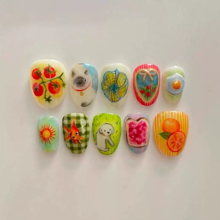 Künstlerisches Themen-Nagelkunst-Set Karnz