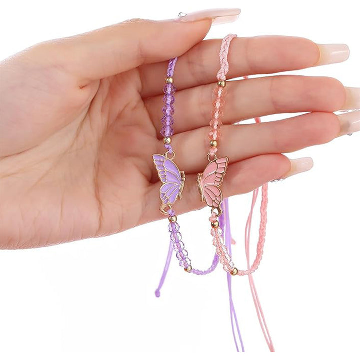 Butterfly Charm Halskette und Armband Set Karnz