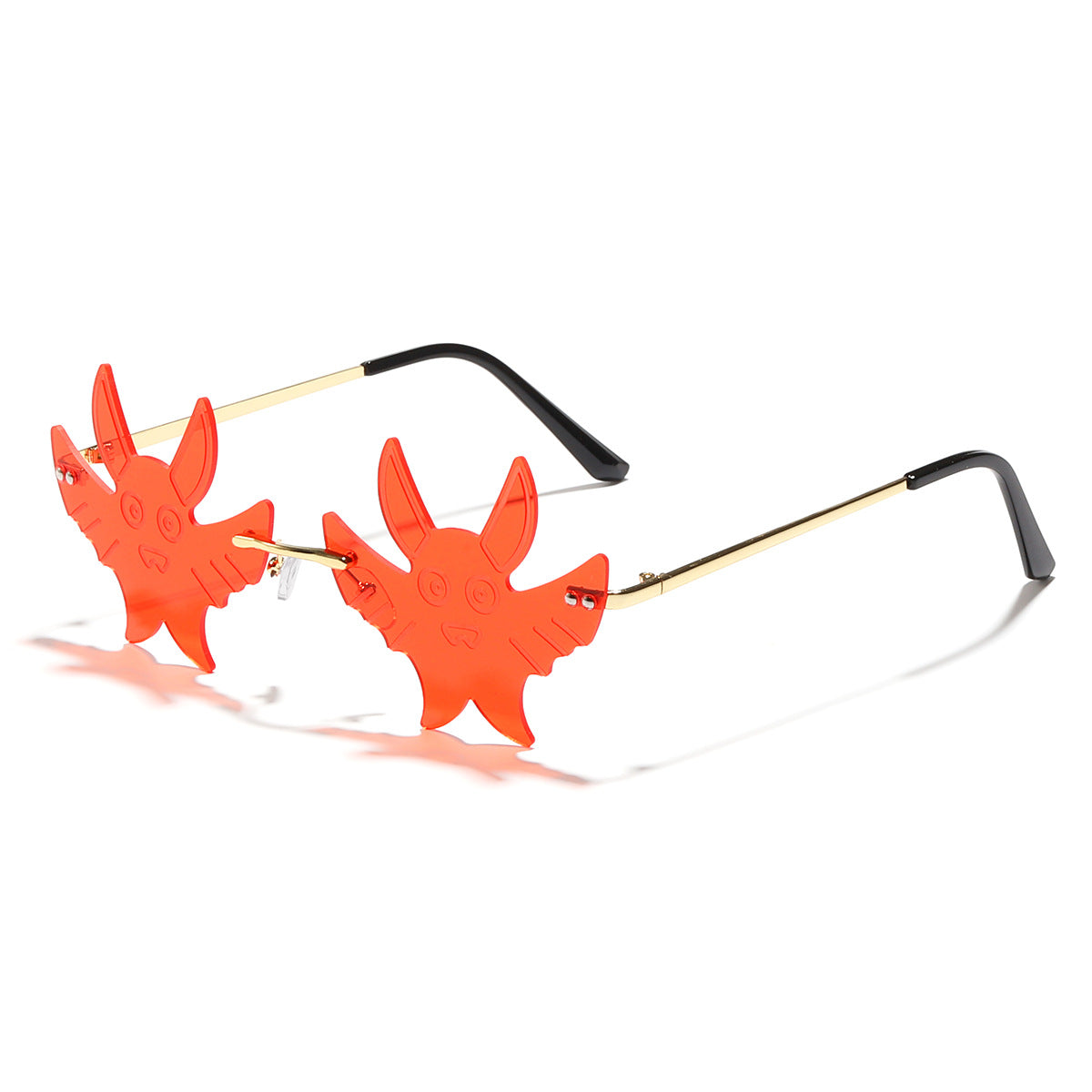 Damen ausgefallene Sonnenbrille mit tierischem Design Karnz
