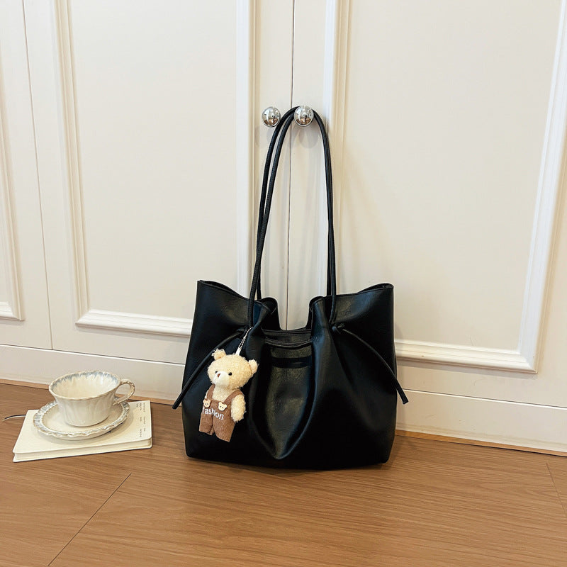 Lässige Zugband-Shopper-Tasche