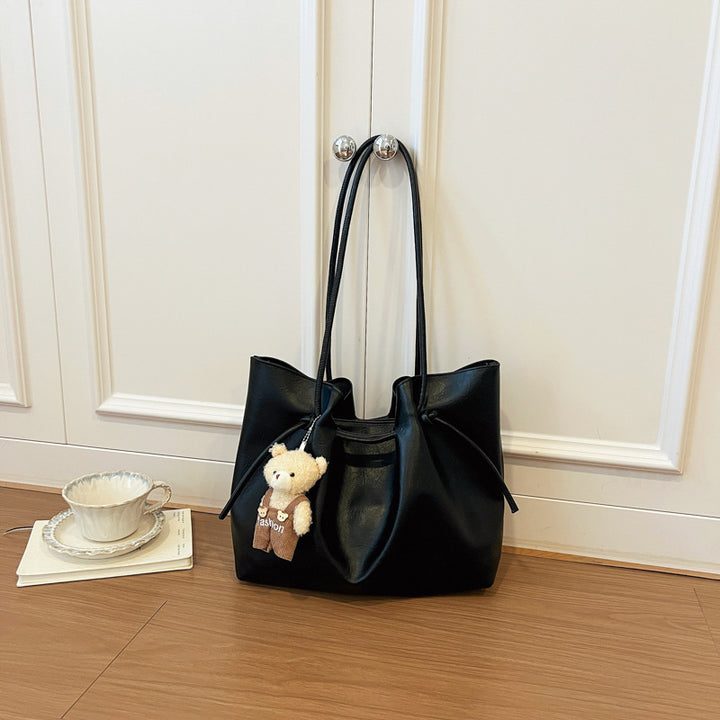 Lässige Zugband-Shopper-Tasche