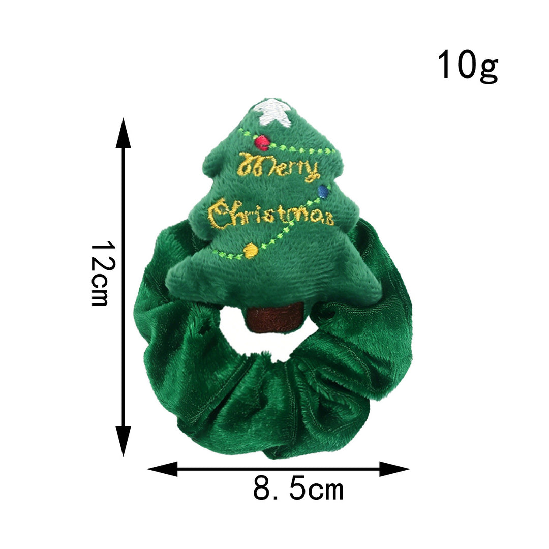 Weihnachtsgeschenk Haargummi mit Schleife