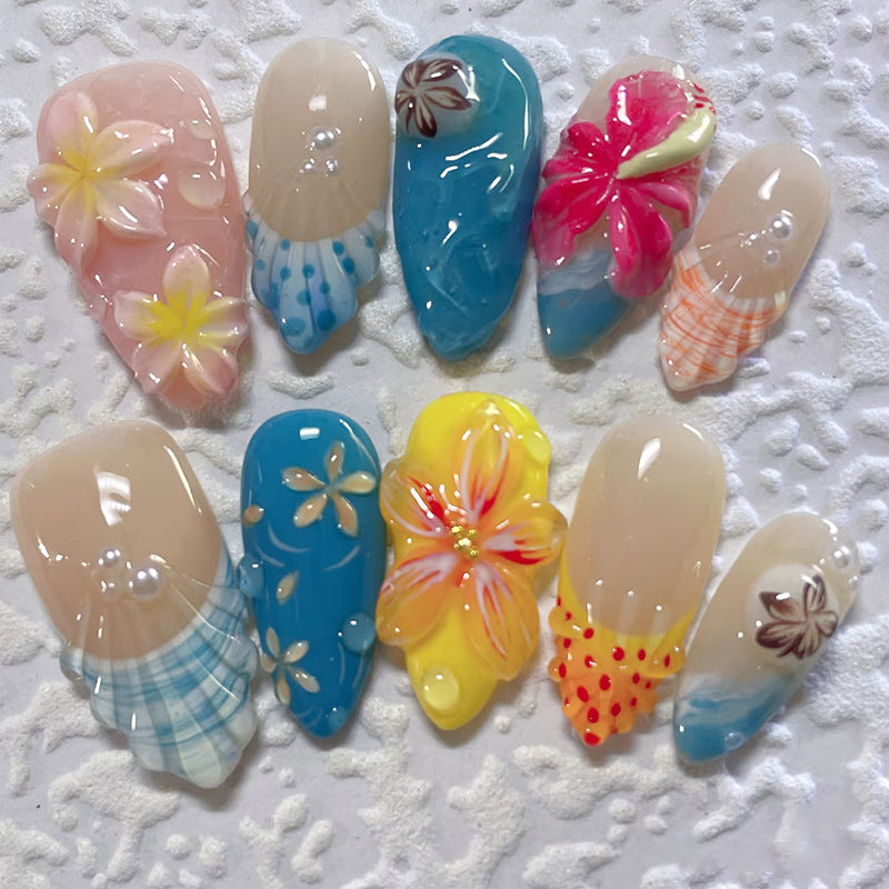 Künstlerisches Floral Nagelkunst Set 1790736553