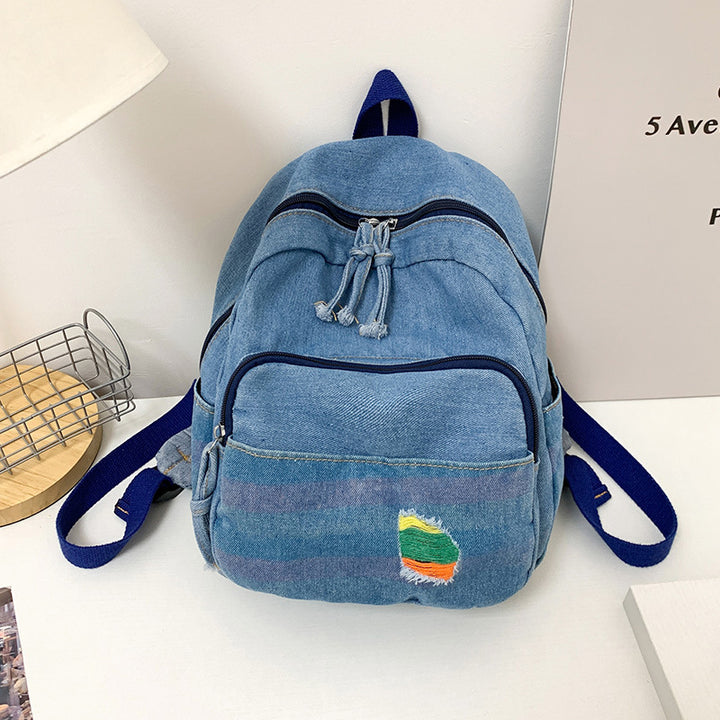 Lässiger Denim-Rucksack