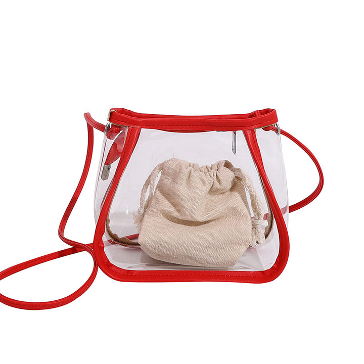 Transparente Mini-Eimer-Tasche Karnz