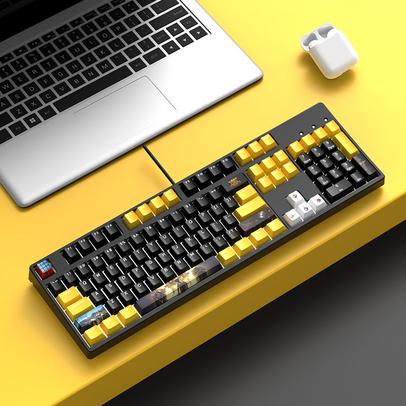 Verdrahtete ergonomische mechanische Tastatur Karnz
