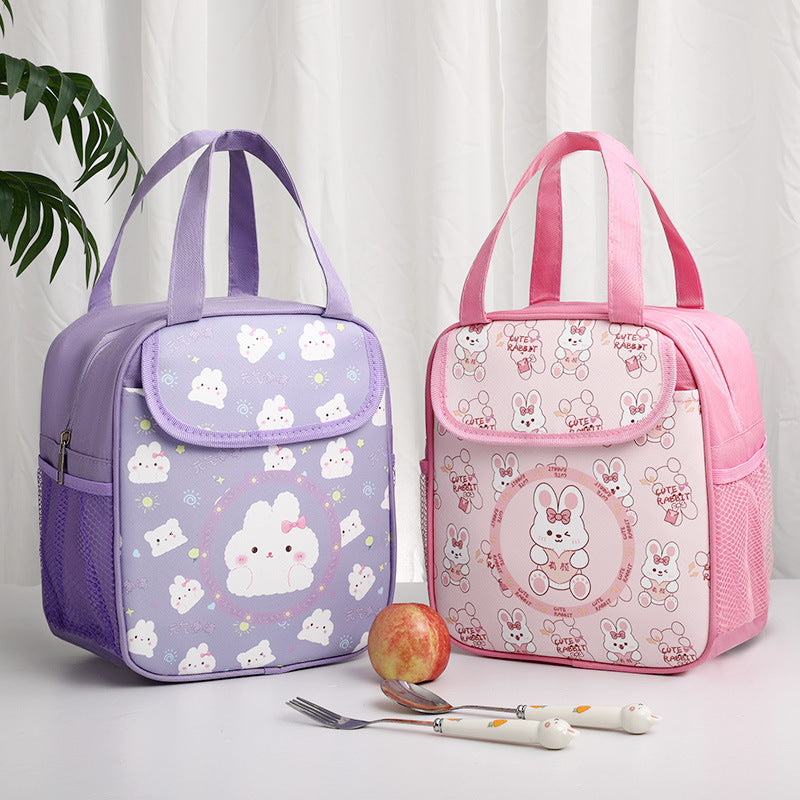 Kinder isolierte Bunny Lunch Tasche Karnz