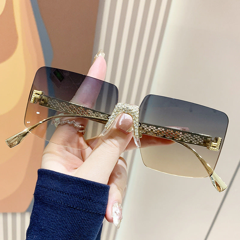 Damen extravagante hexagonale Sonnenbrille Karnz