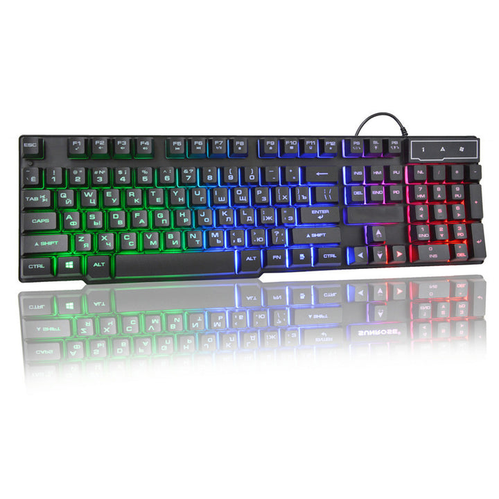 Rgb Beleuchtete Gaming-Tastatur Karnz