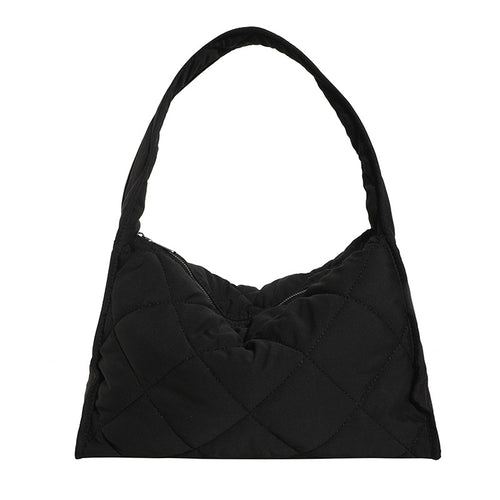 Gepolsterte Puff-Schultertasche