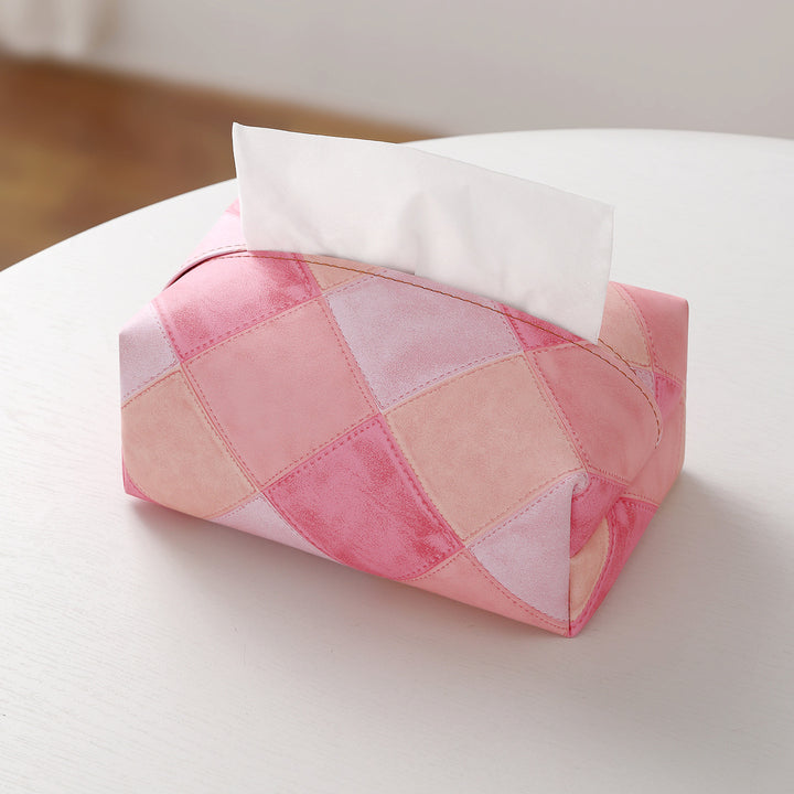 Chic Patchrk Gewebe Box Abdeckung