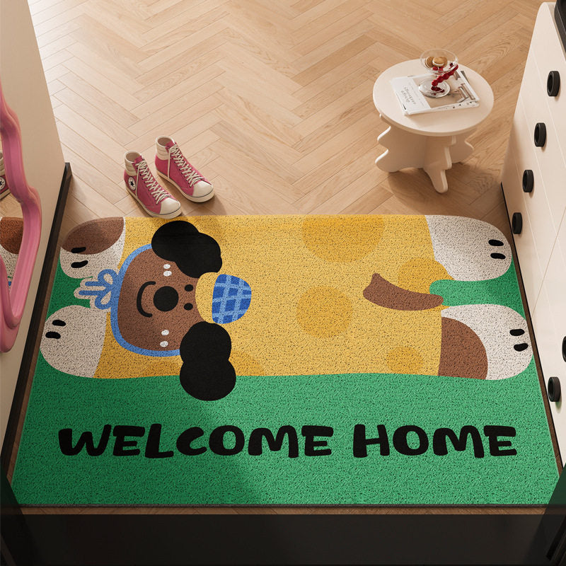 Verspielte Hundethemen-Welcome Mat