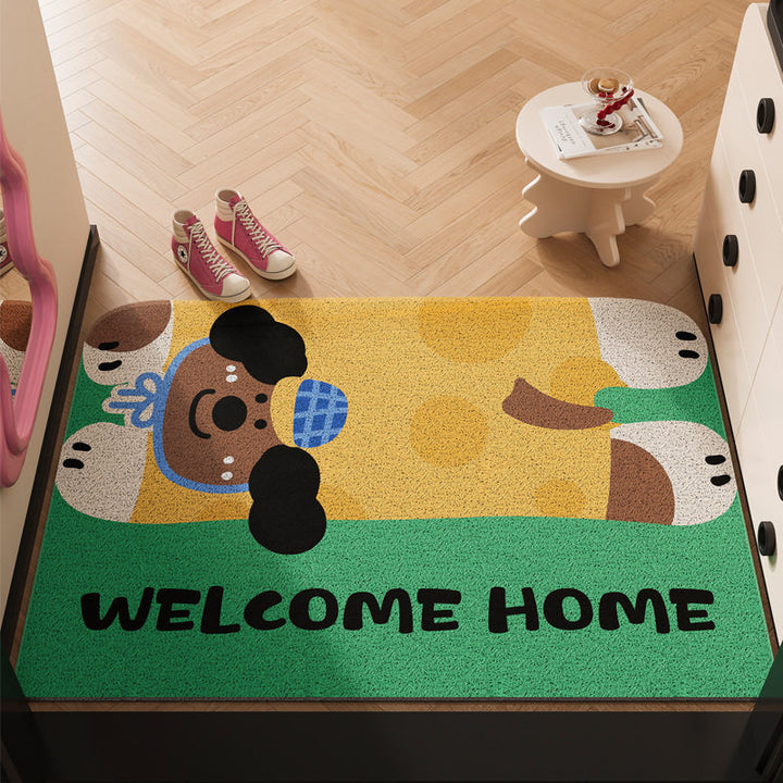 Verspielte Hundethemen-Welcome Mat