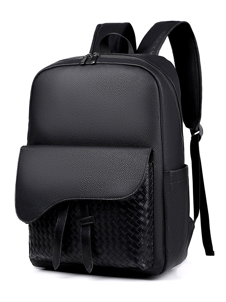 Eleganter Strukturierter Leder-Rucksack Karnz