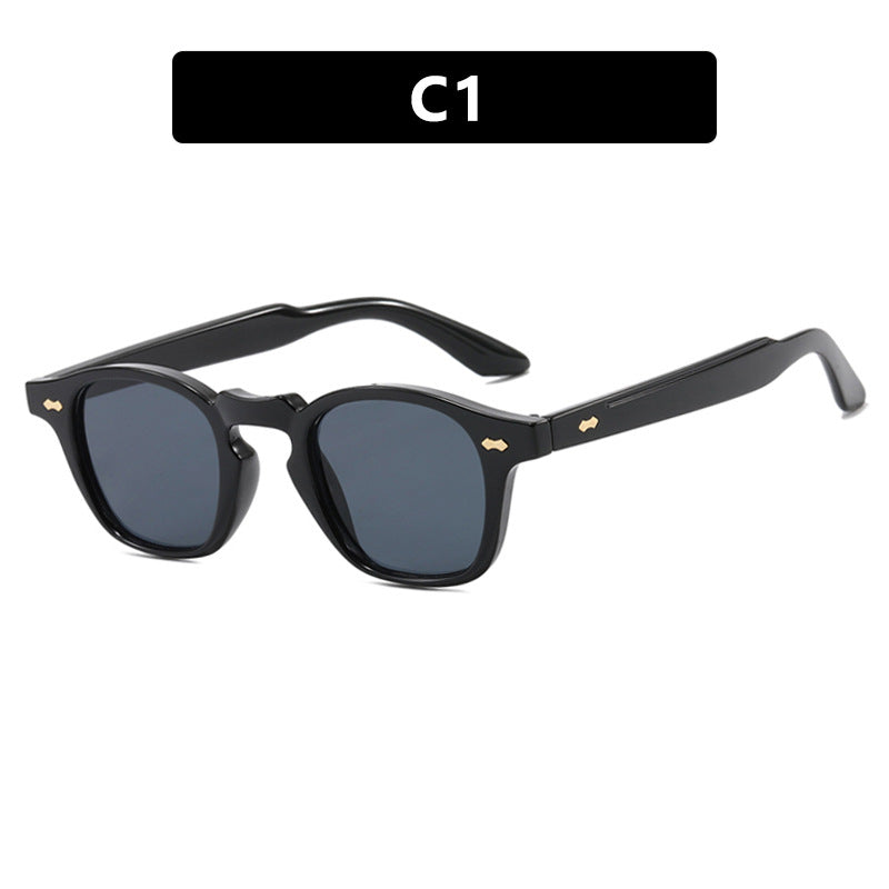 Damen geometrische Sonnenbrille mit schützendem UV-Filter und zeitgemäßem Design Karnz