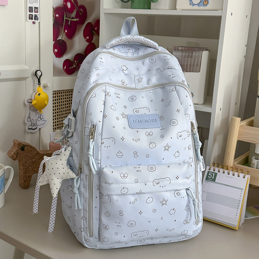 Verspielter Illustrierter Rucksack Karnz