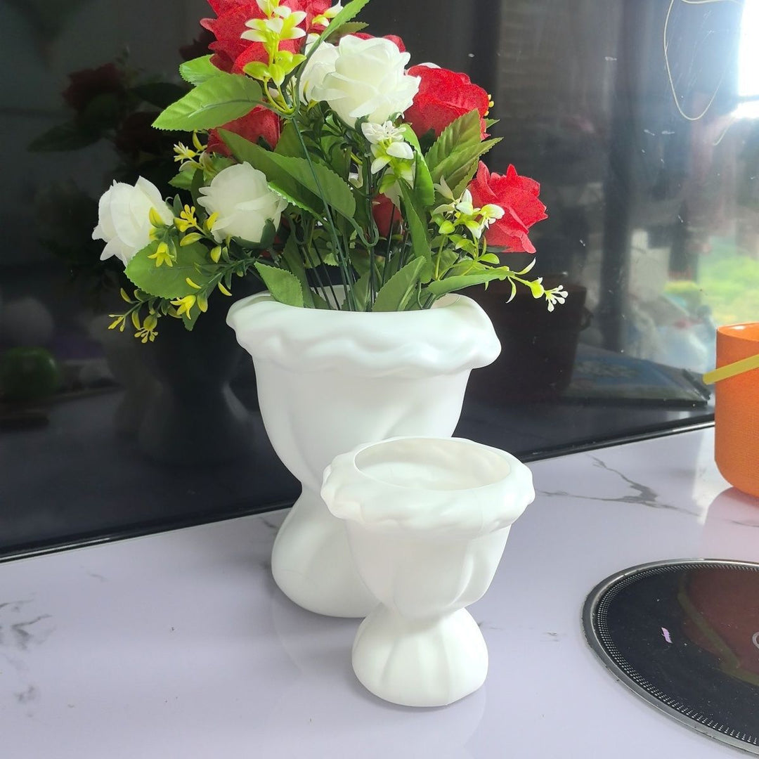 Elegant Moderner dekorativer Blumentopf Karnz