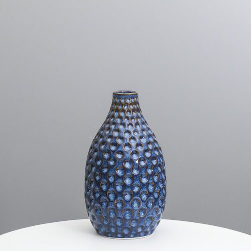 Texturierte Keramische Dekorative Vase Karnz