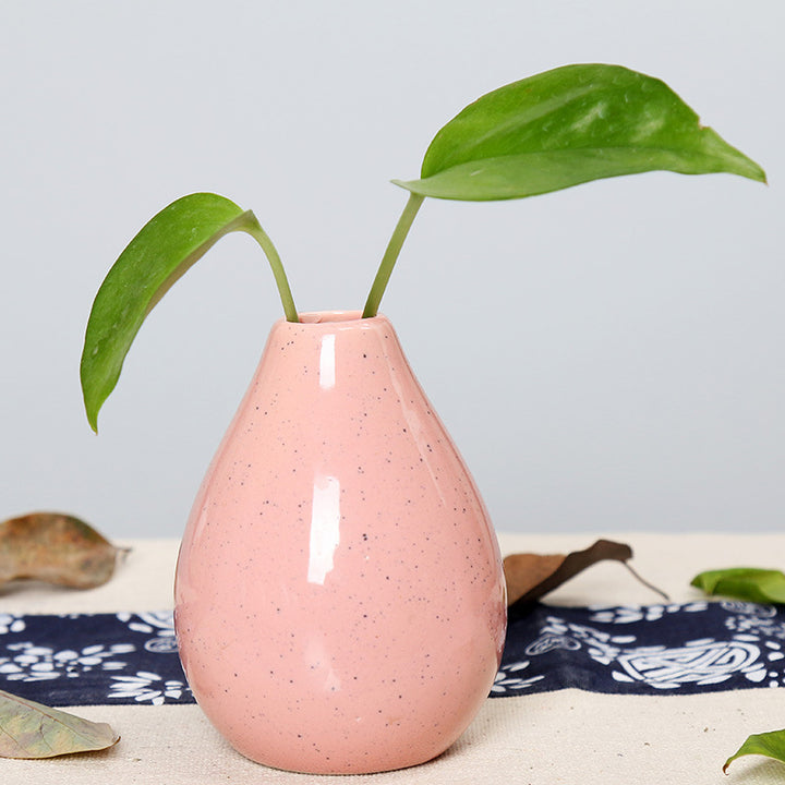 Kreative texturierte Keramikblumenvase Karnz