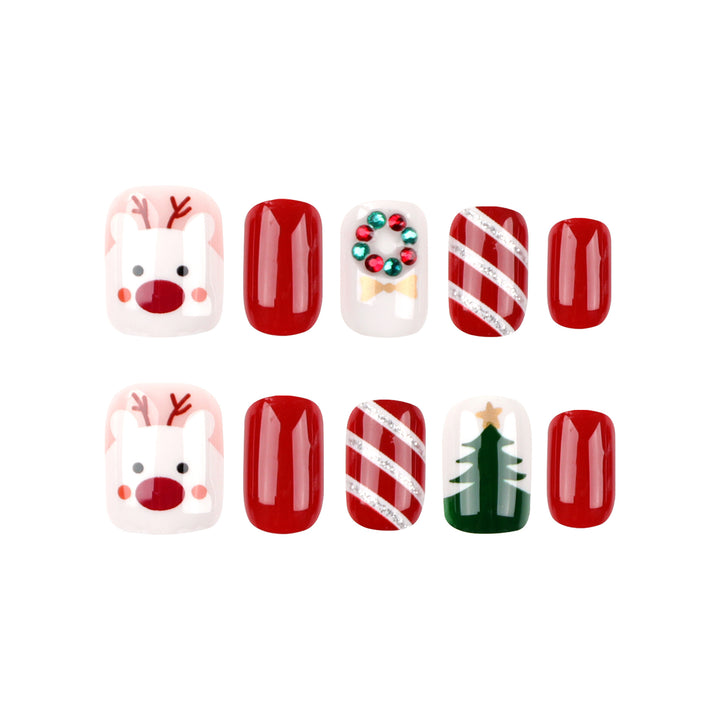 Kreative Weihnachtsnagelkunst Karnz