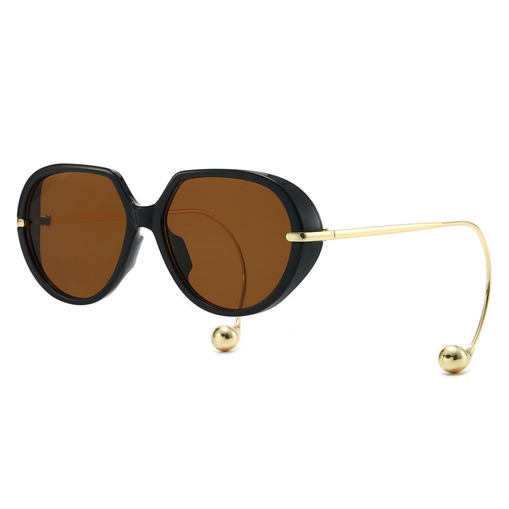 Hochwertige Fashion Shield Sonnenbrille Karnz