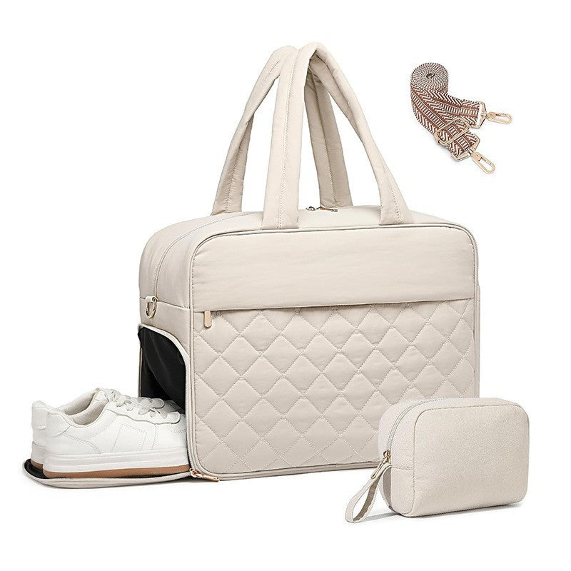 Multifunktionale Sport- und Reisetasche mit Separatem Schuh- und Kosmetiktäschchen Karnz