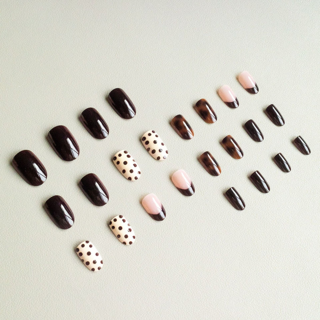 Trendiges Mehrfarbiges Nagelkunstset