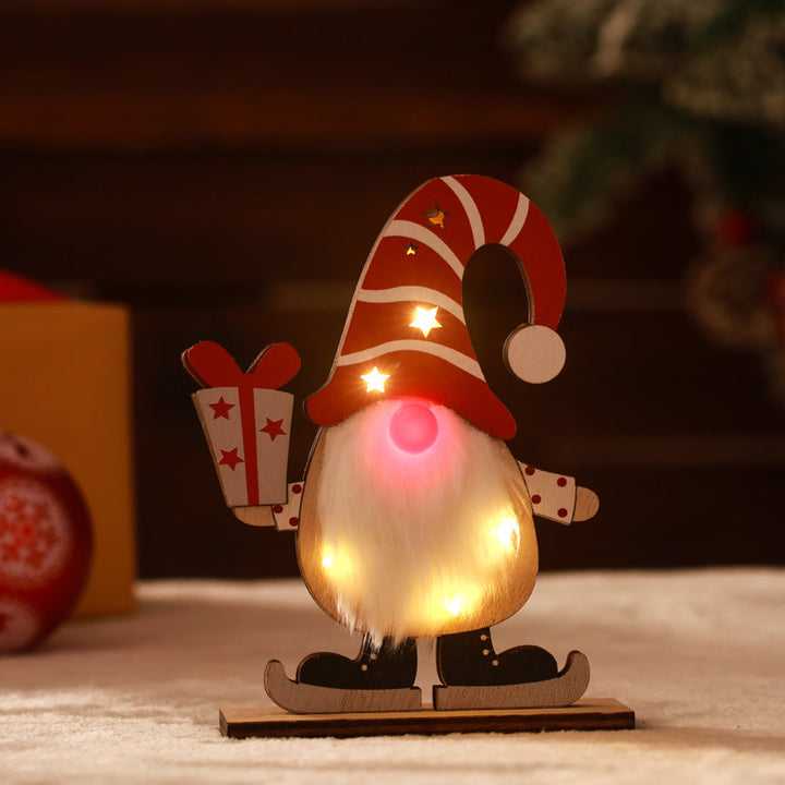 Dekorative Weihnachtsgnom mit LED-Beleuchtung Karnz