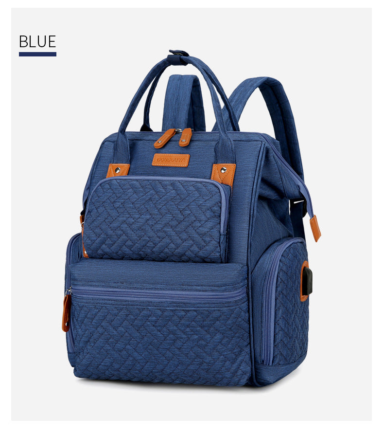Stylische Multi-Pocket Wickeltasche Karnz