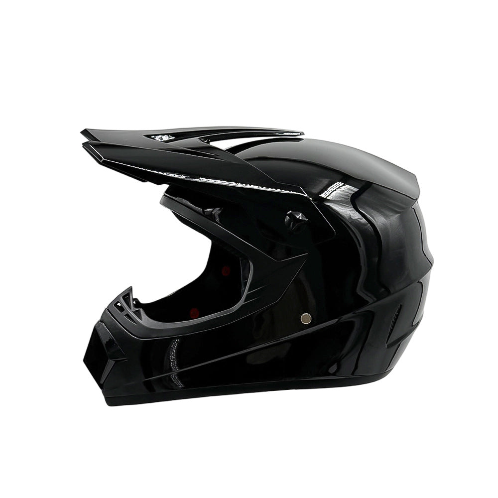 Vollgesicht-Motocross-Helm mit verlängertem Visier und verstärktem Kinnschutz Karnz