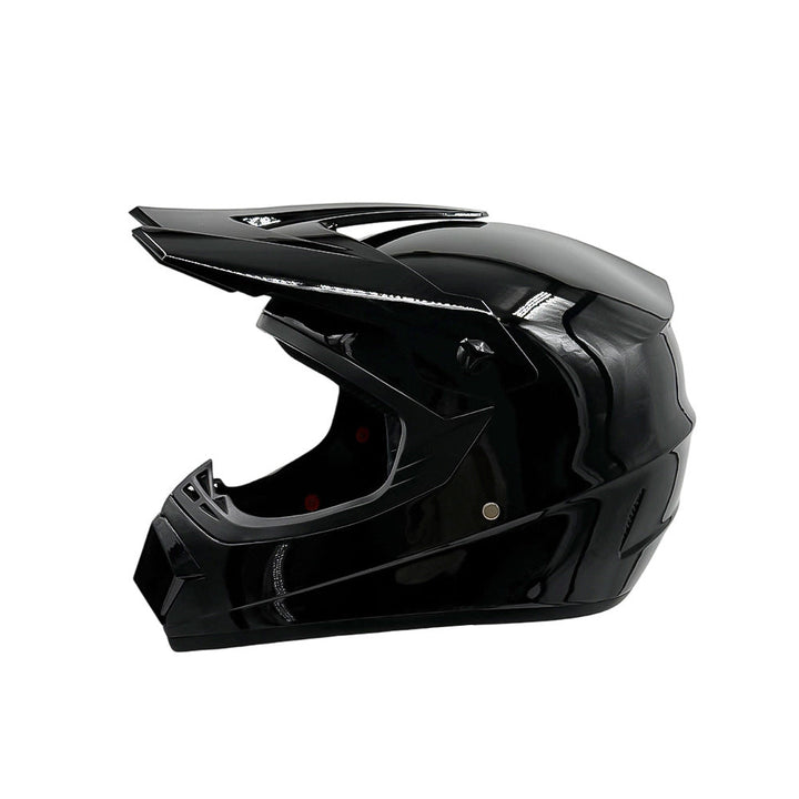 Vollgesicht-Motocross-Helm mit verlängertem Visier und verstärktem Kinnschutz Karnz