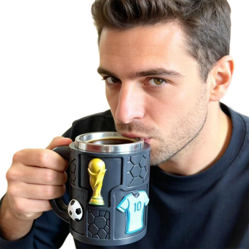 Fußball Motiv Kaffeebecher Karnz