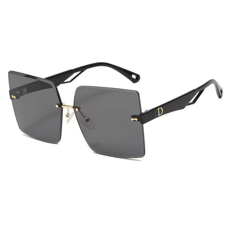 Damen modische quadratische Sonnenbrille mit luxuriösem und elegantem Rahmen Karnz