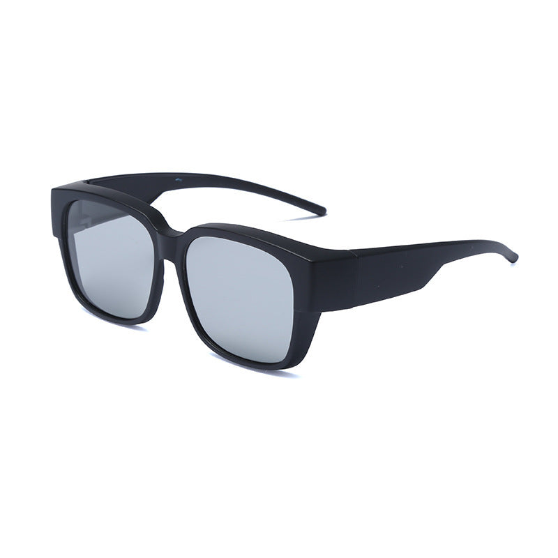Damen stylische Sonnenbrille mit eckigem, modernem Design Karnz