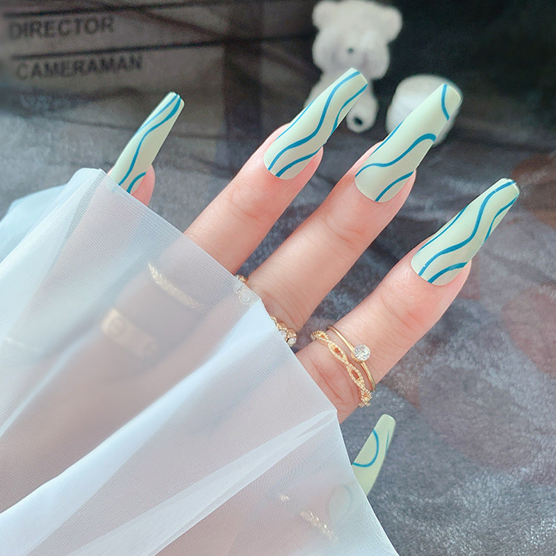 Künstlerische Lange Nageldesigns