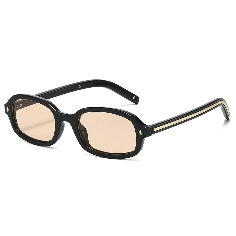 Retro-inspirierte rechteckige Sonnenbrille Karnz