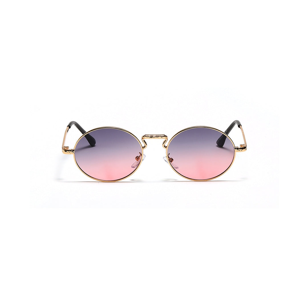 Damen runde modische Sonnenbrille Karnz