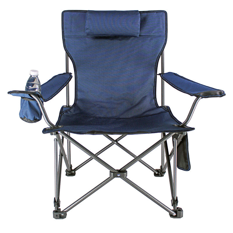 Portable Campingstuhl mit Seitentaschen Karnz