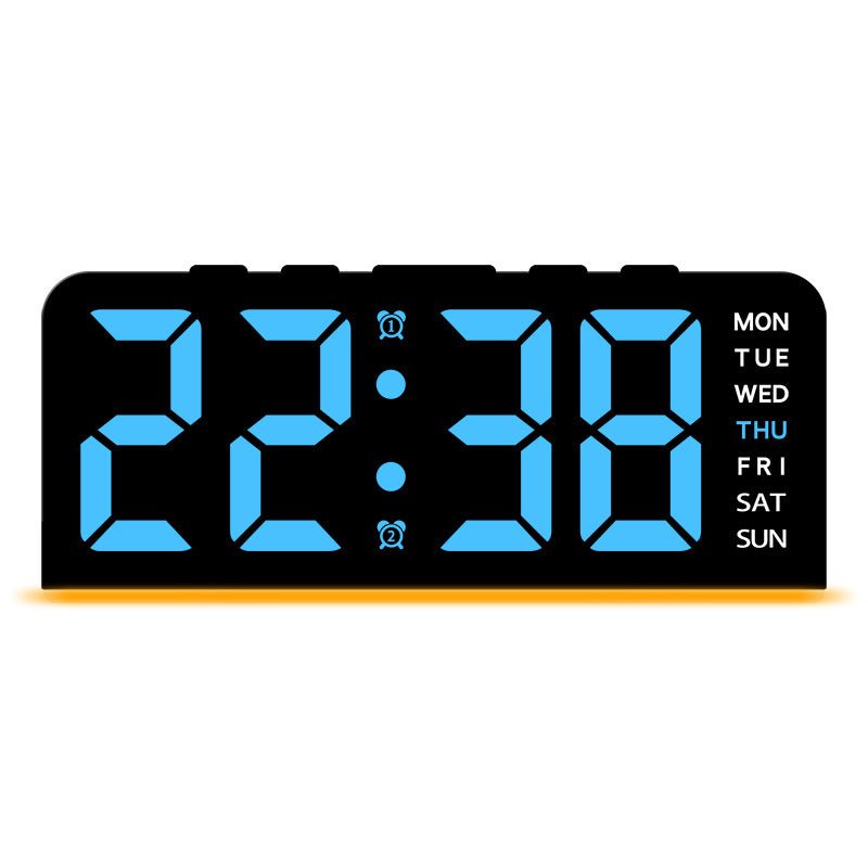 Digitaler LED-Wecker mit Farbwechsel Karnz