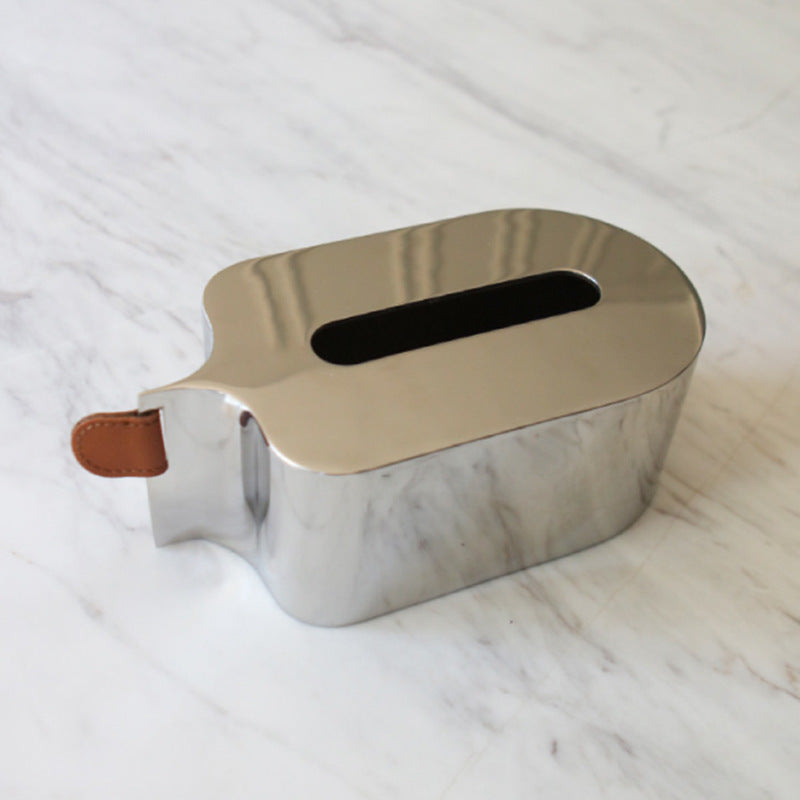 Zeitgenössischer Metall-Gewebeboxhalter