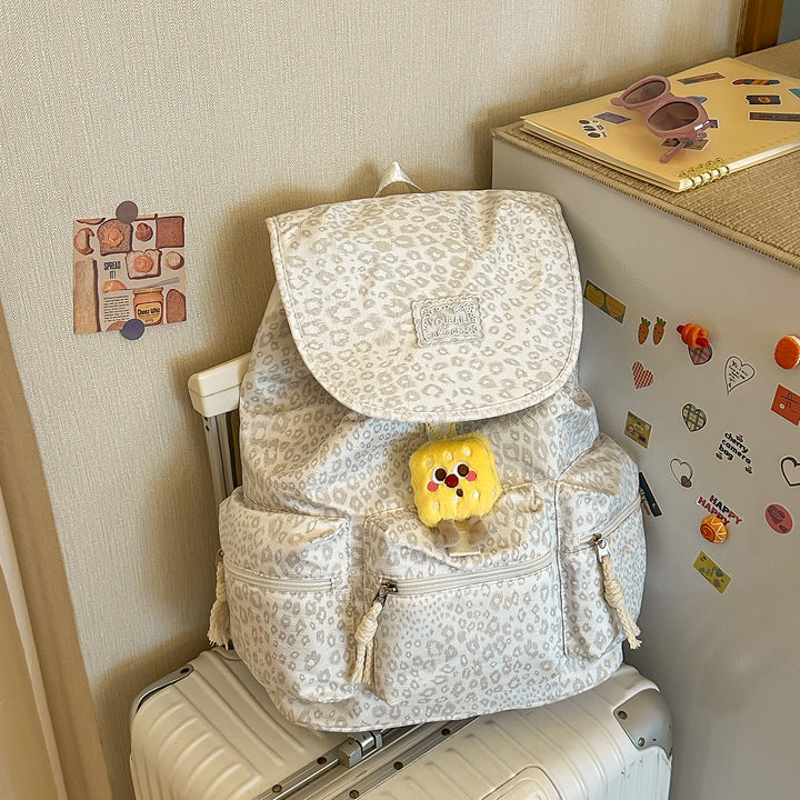 Praktischer Lässiger Gemusterter Rucksack Karnz