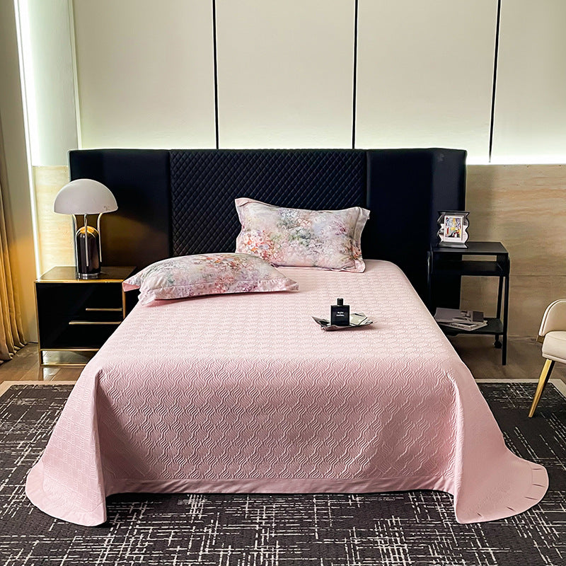 Luxuriöses Floral Baumwollsatin Bettbezugset
