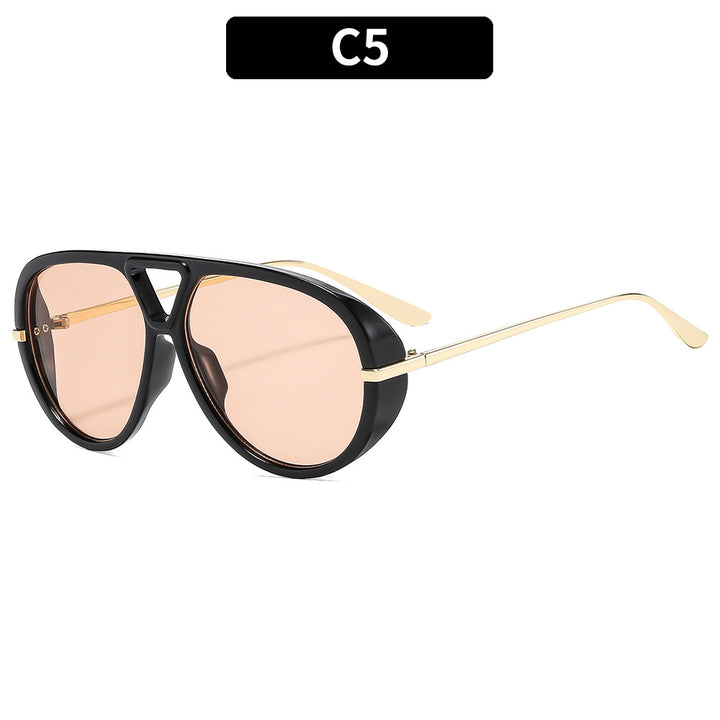 Oversized Pilotenbrille mit Verlaufsgläsern