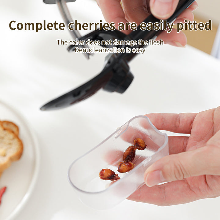 Cherry and Olive Pitter with Removable Collection Hopper