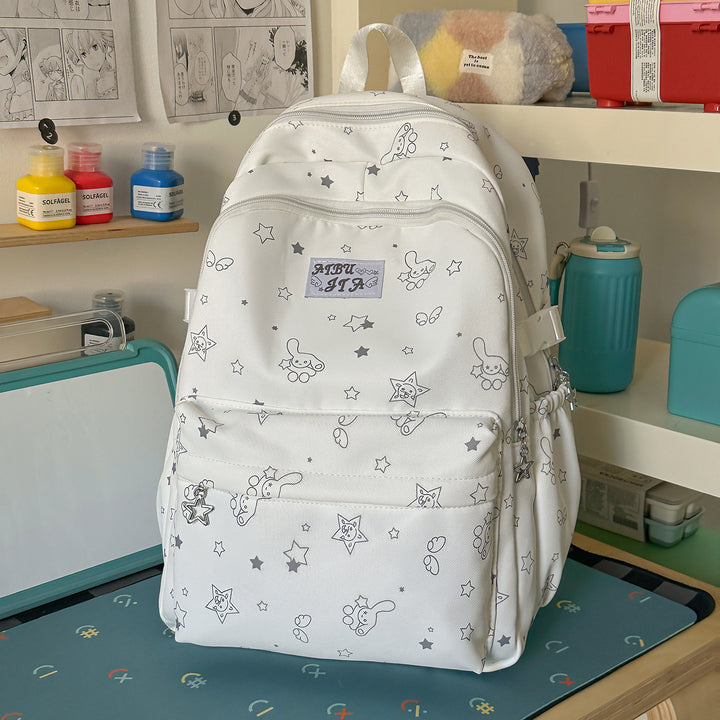 Stylischer Grafikdruck-Rucksack Karnz