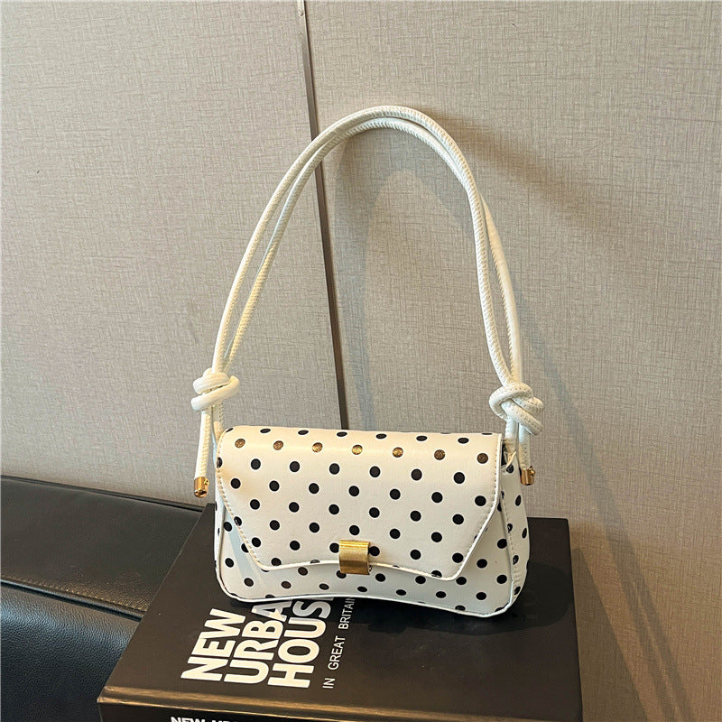 WoChic Polka Dot Schulter Handtasche Karnz